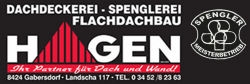 HAGEN – Dachdeckerei, Spenglerei, Flachdachbau